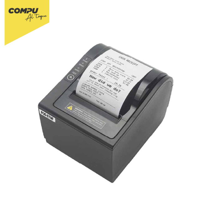 IMPRESORA TERMICA / POS-STAR WP-A1 80 / 58MM / INTERFAZ USB / LAN / SERIAL 260 MM/S / COLOR BLACK - Imagen 1