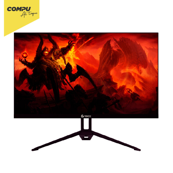 MONITOR PLANO TEROS TE-2415S / 23.8" / FHD / IPS / 120HZ / 1MS / HDMI / DP / PARLANTES / NEGRO - Imagen 1