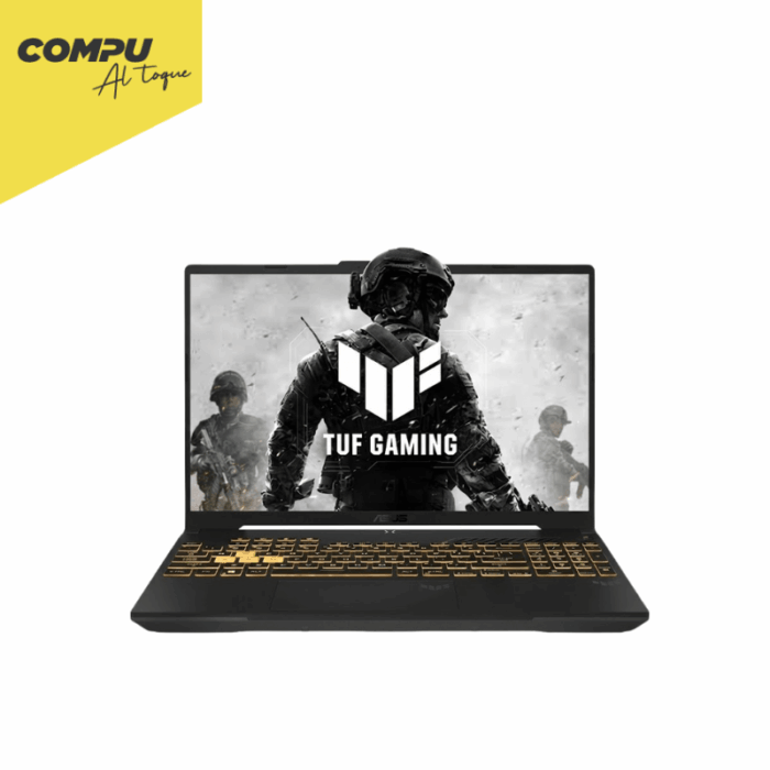 INTEL CORE 5 210H - COREI5 - COMPUALTOQUE ASUS TUF / INTEL CORE 5 210H / 8GB RAM DDR4 / 512GB SSD / 6GB RTX3050 / PANT 16 WUXGA - Imagen 1
