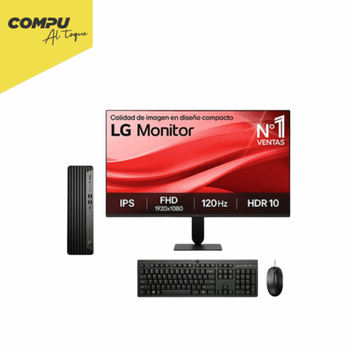 PC RYZEN 5 8600 G HP ELITE 805 G9 SFF 16 / 16GB RAM / 1TB / 27¨ / GRÁFICOS AMD RADEON 760M / W11PRO - Imagen 1