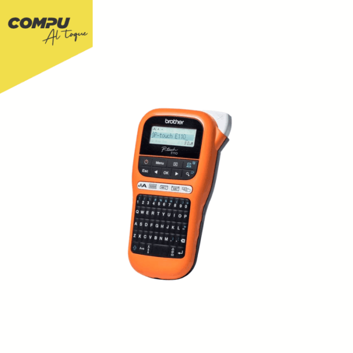 ROTULADORA BROTHER EV110VP PORTATIL - COMPUALTOQUE (1) ROTULADORA BROTHER EV110VP PORTATIL - Imagen 1